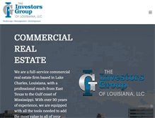 Tablet Screenshot of investorsgroupla.com